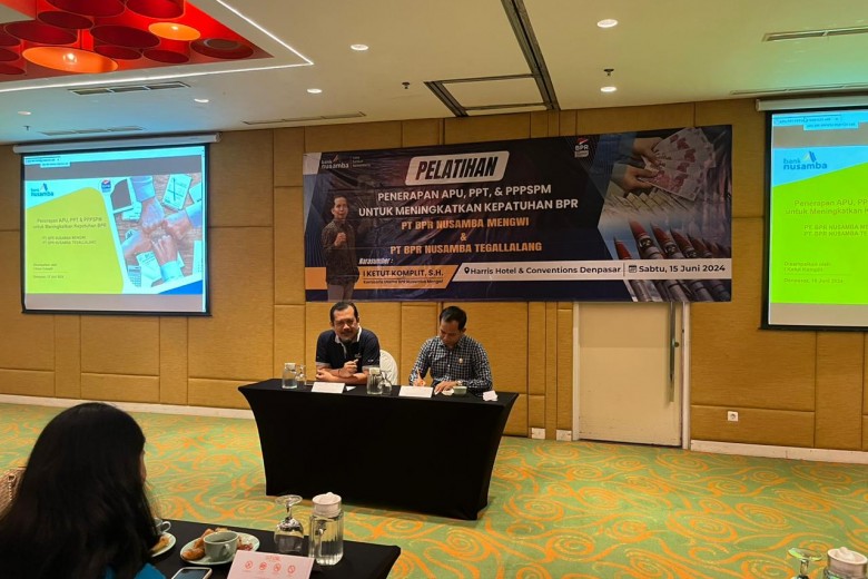 Pelatihan Penerapan APU, PPT, dan PPPSPM pada BPR Nusamba Mengwi 2024